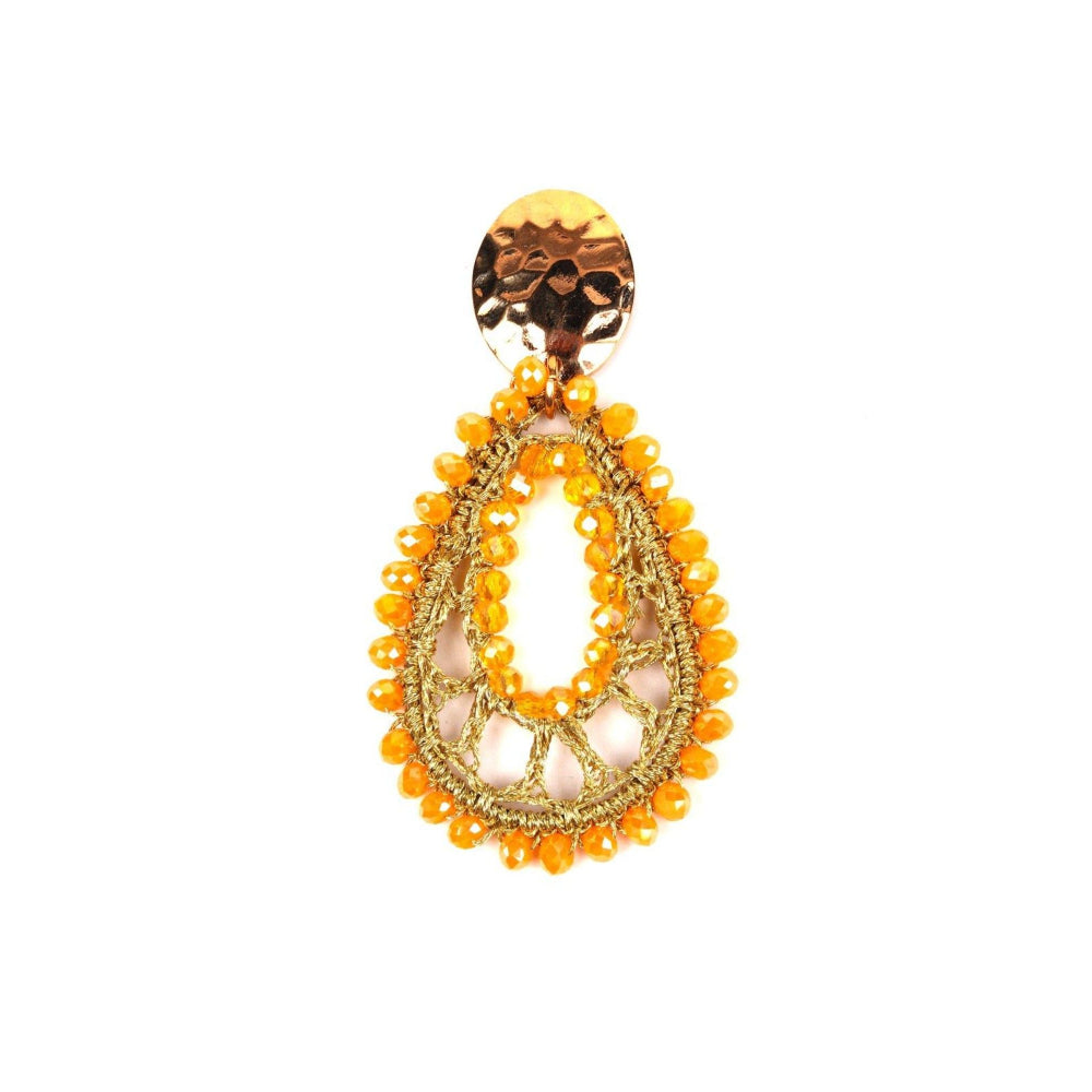 Odette Women Yellow Metal Earrings