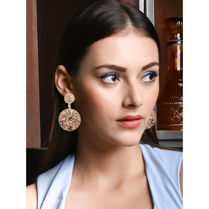 Odette Women Gold Metal Earrings