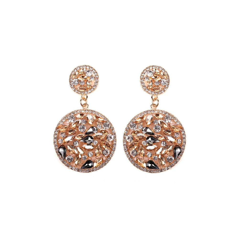 Odette Women Gold Metal Earrings