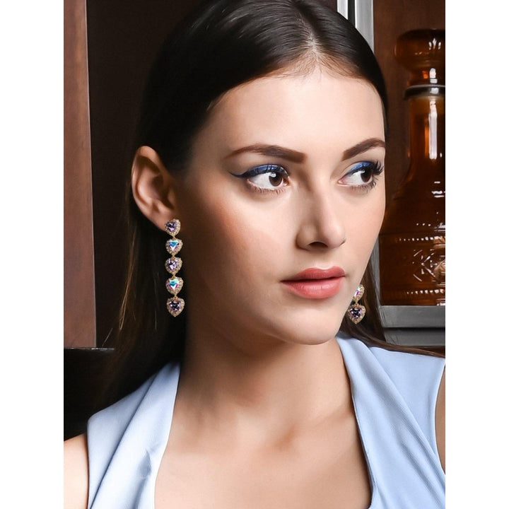 Odette Women Gold Metal Earrings