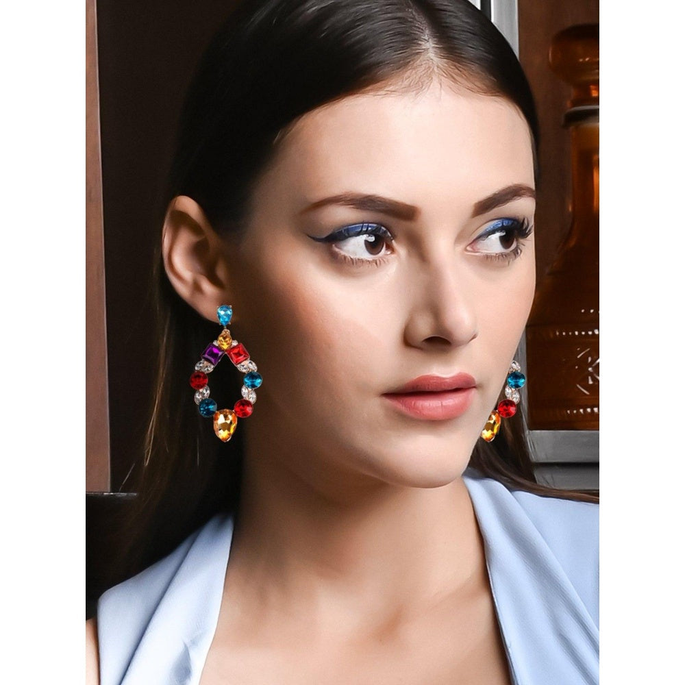 Odette Women Multicolour Metal Earrings