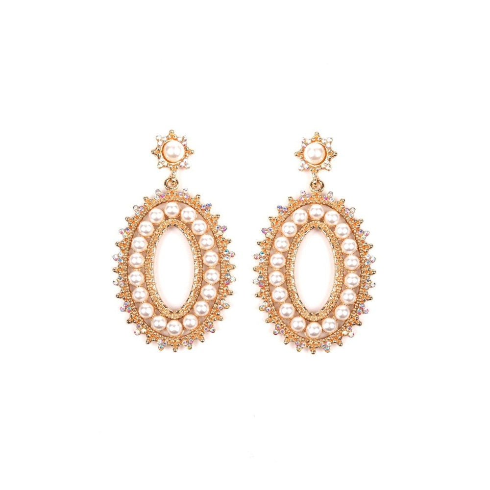 Odette Women Gold Metal Earrings