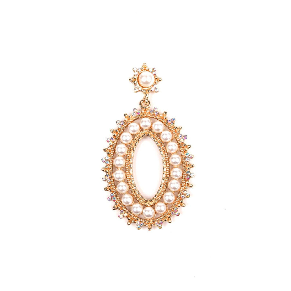 Odette Women Gold Metal Earrings