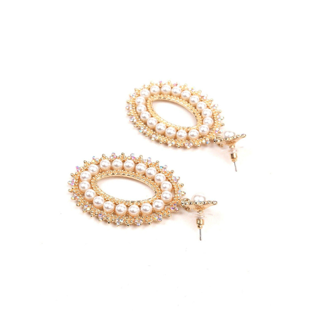 Odette Women Gold Metal Earrings