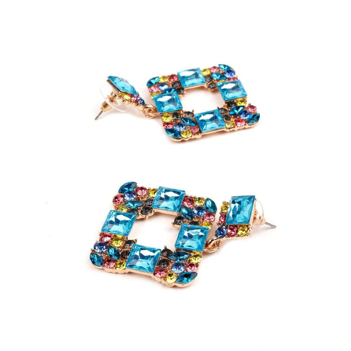 Odette Women Blue Metal Earrings