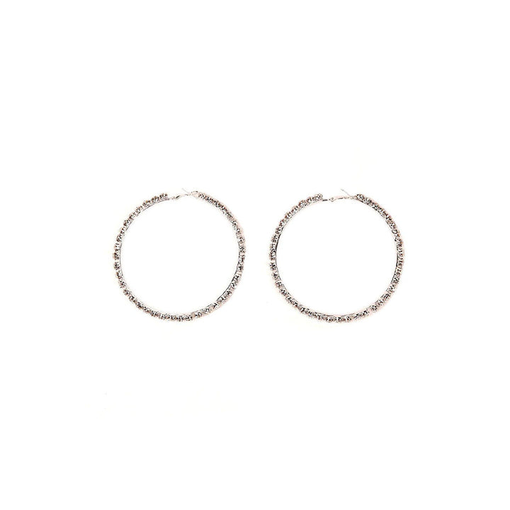 Odette Women Gold Metal Hoops