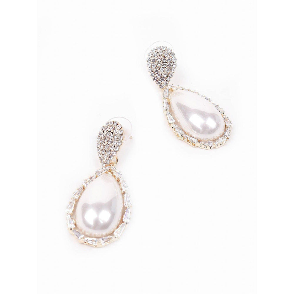 Odette Women Gold Metal Earrings