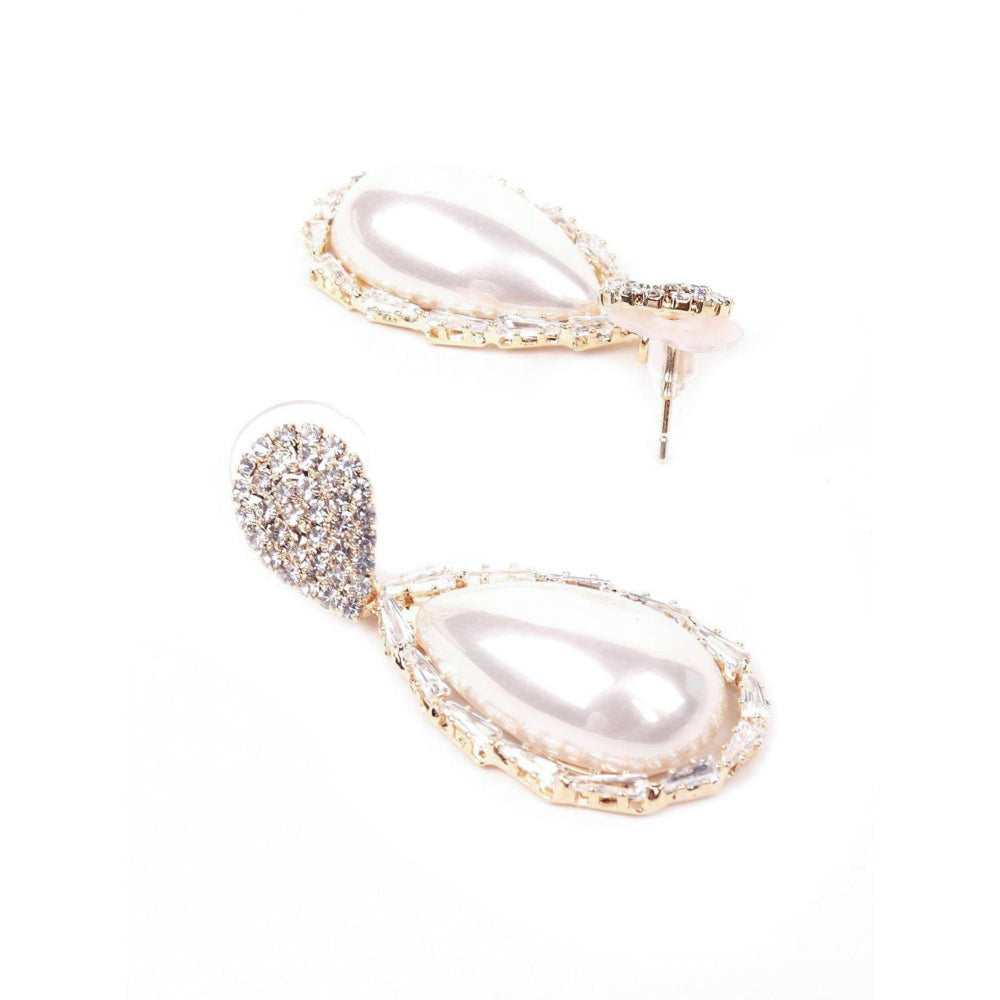 Odette Women Gold Metal Earrings