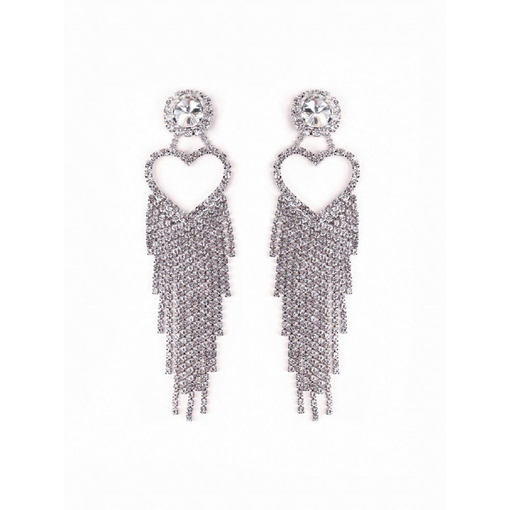 Odette Women Silver Metal Earrings