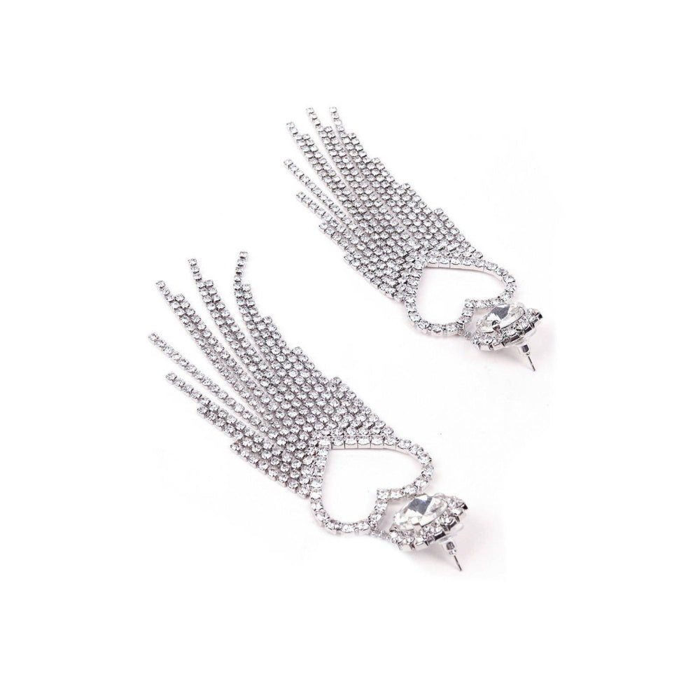 Odette Women Silver Metal Earrings