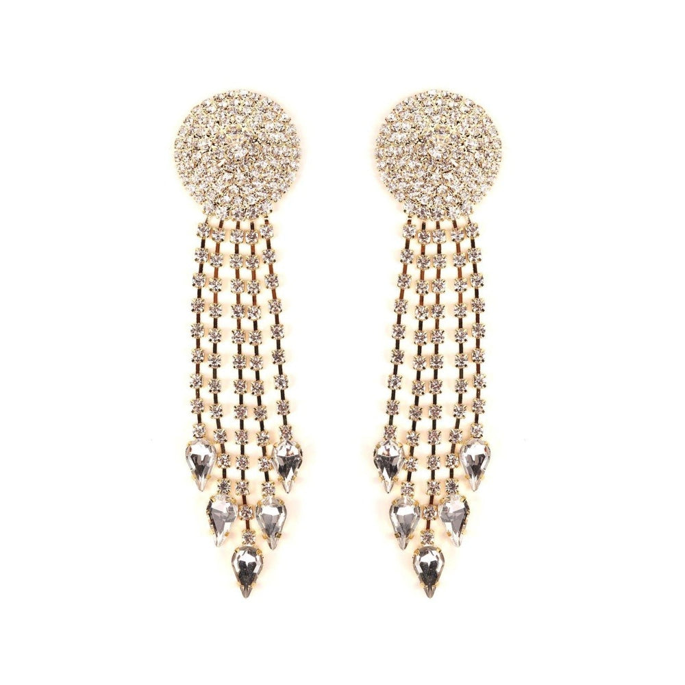 Odette Women Gold Metal Earrings