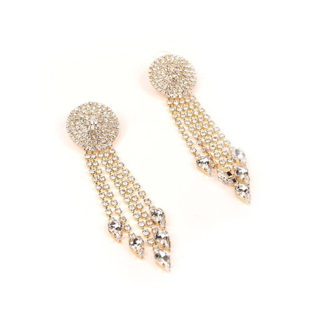 Odette Women Gold Metal Earrings