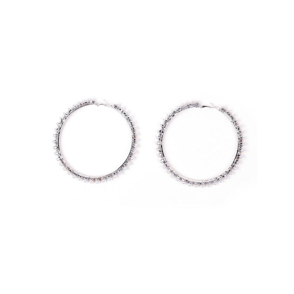 Odette Women Silver Metal Earrings