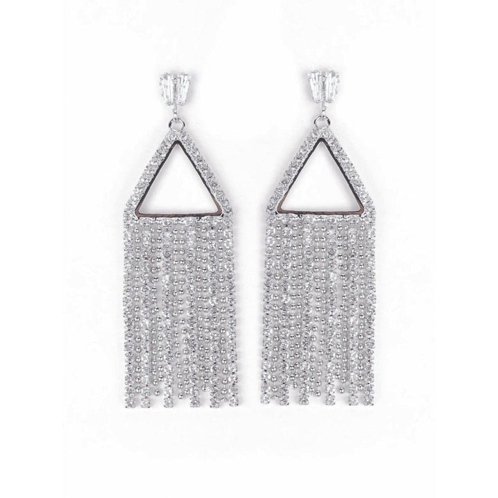 Odette Women Silver Metal Earrings