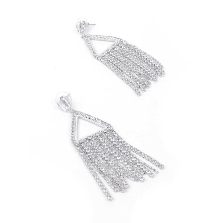 Odette Women Silver Metal Earrings