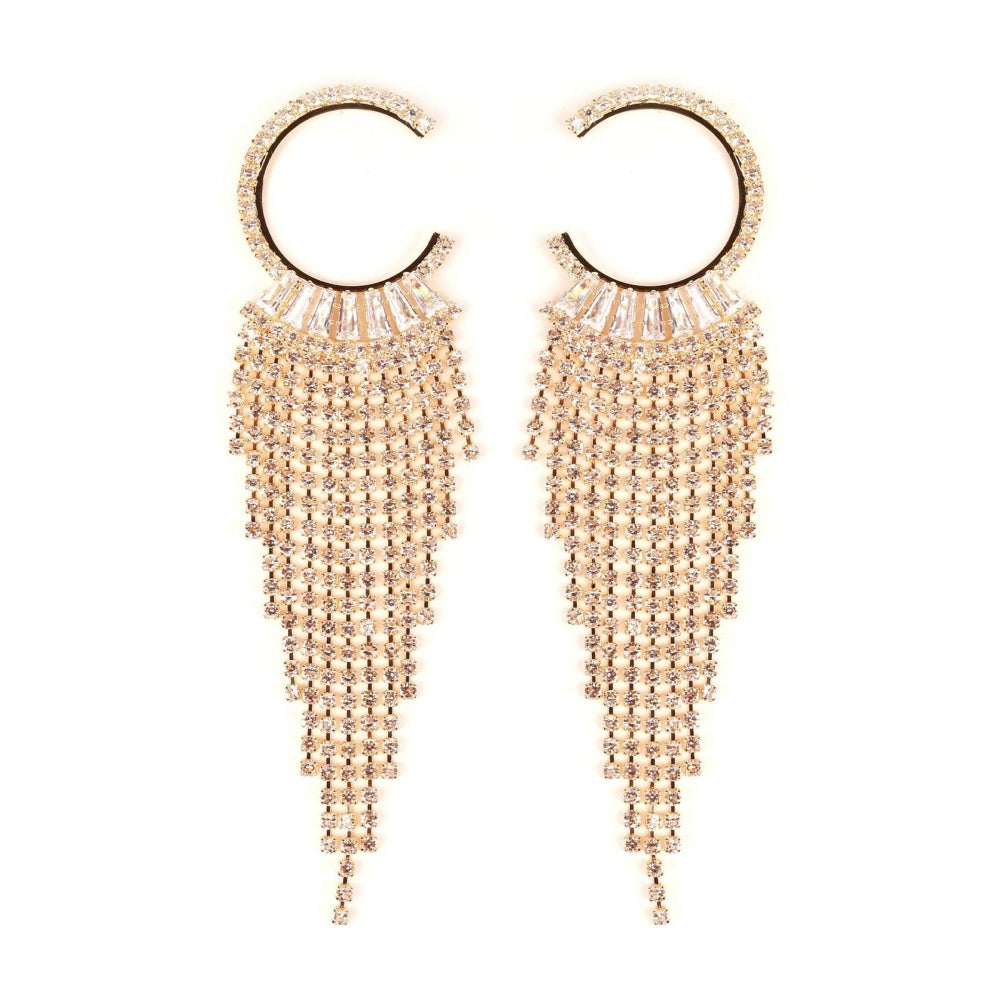 Odette Women Gold Metal Earrings