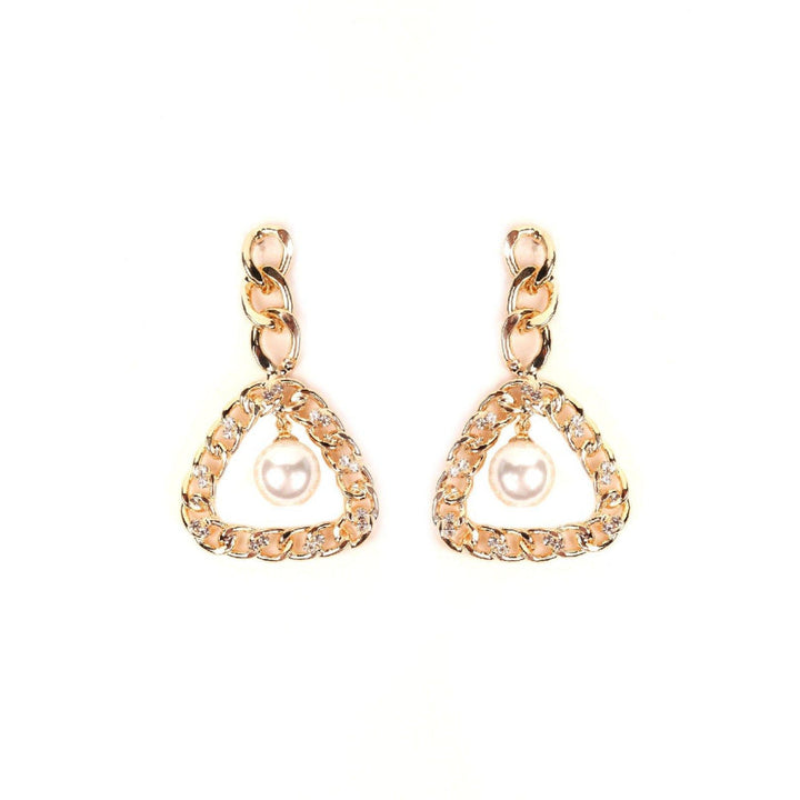 Odette Women Gold Metal Earrings