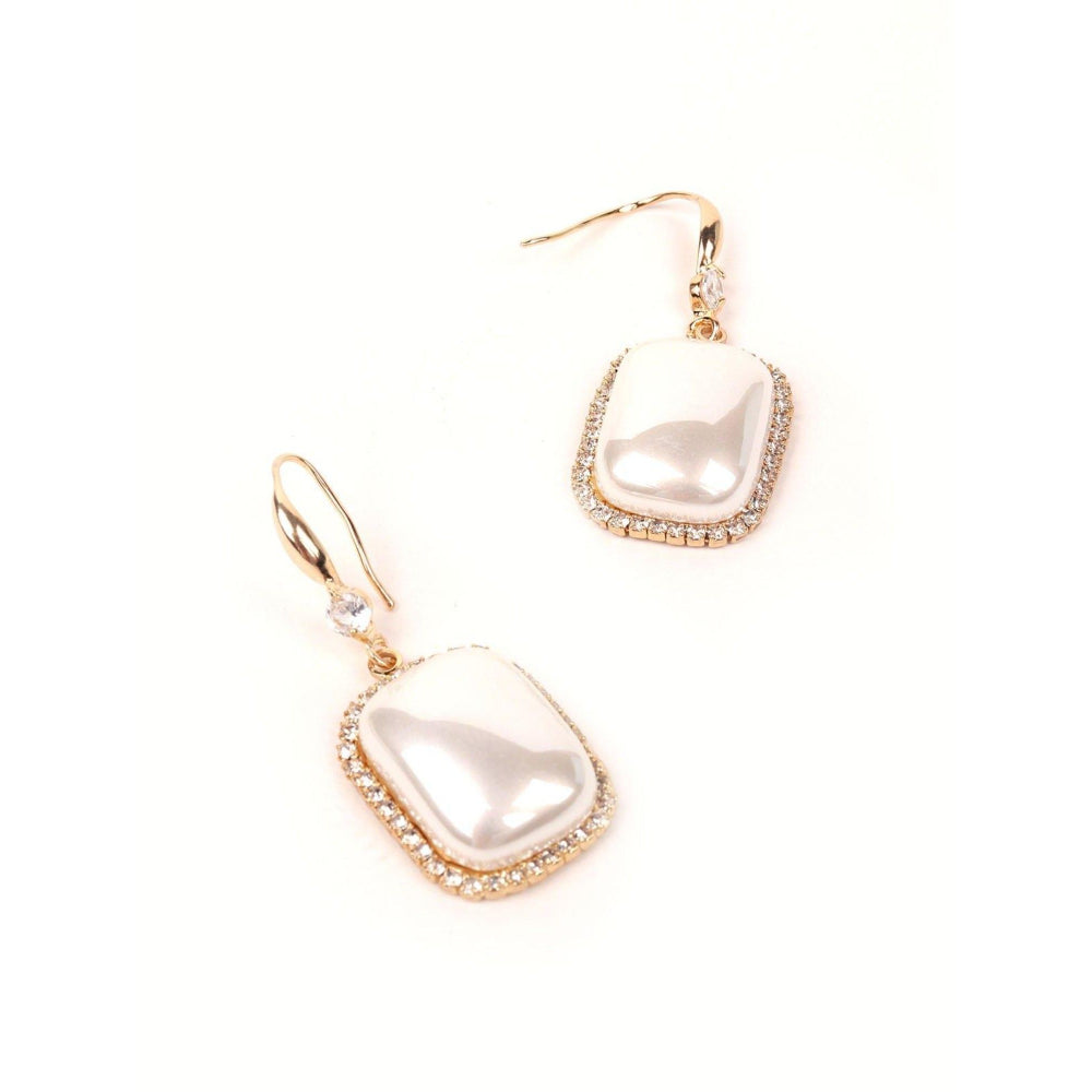 Odette Women Gold Metal Earrings