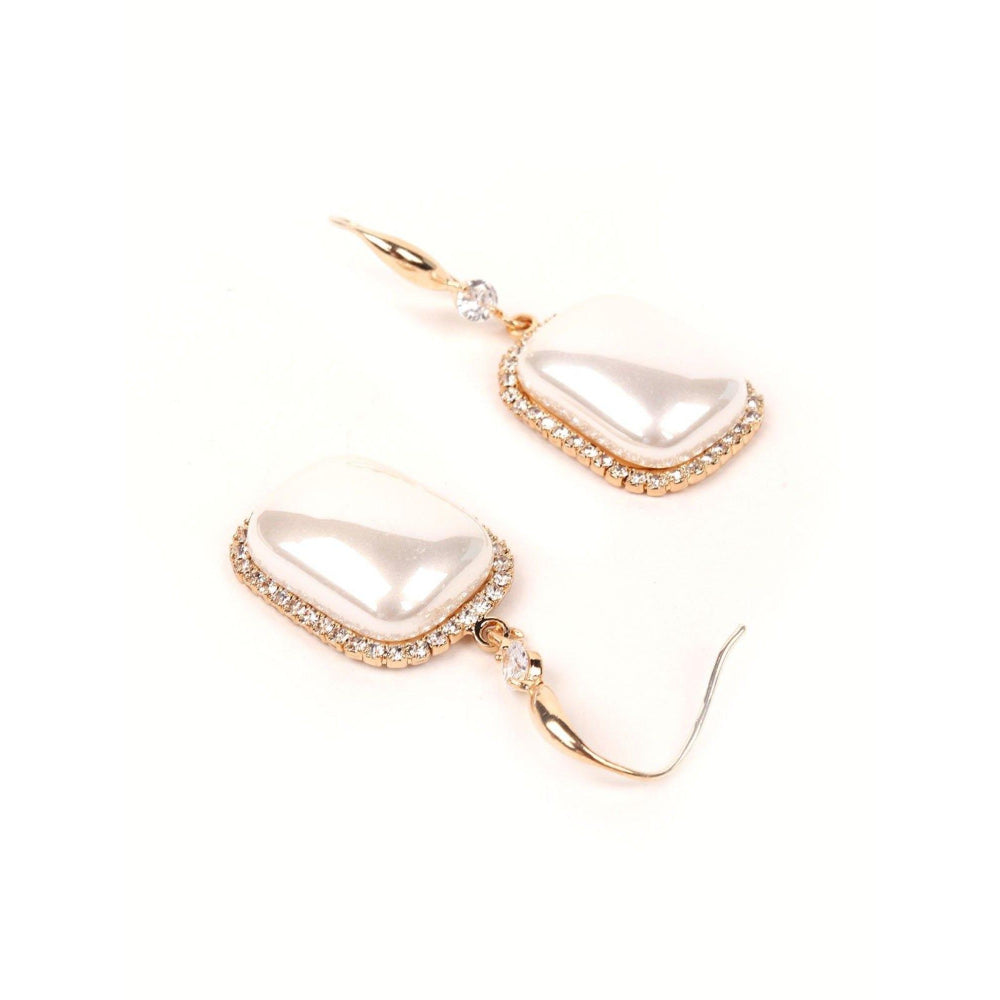 Odette Women Gold Metal Earrings