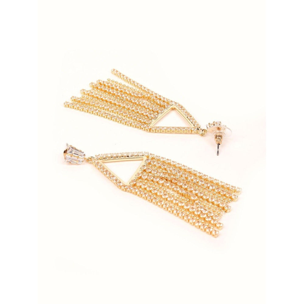 Odette Women Gold Metal Earrings