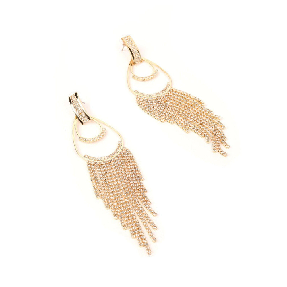 Odette Women Gold Metal Earrings