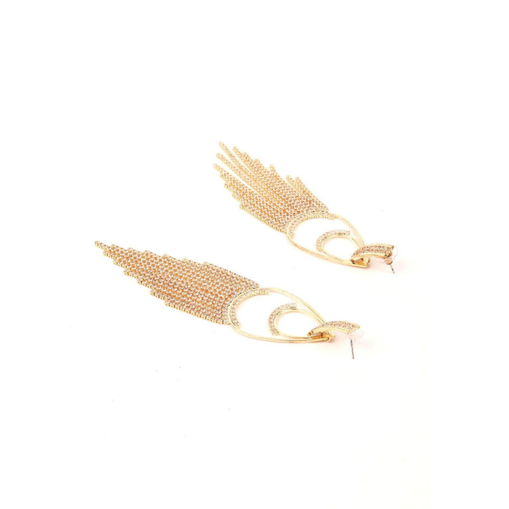 Odette Women Gold Metal Earrings