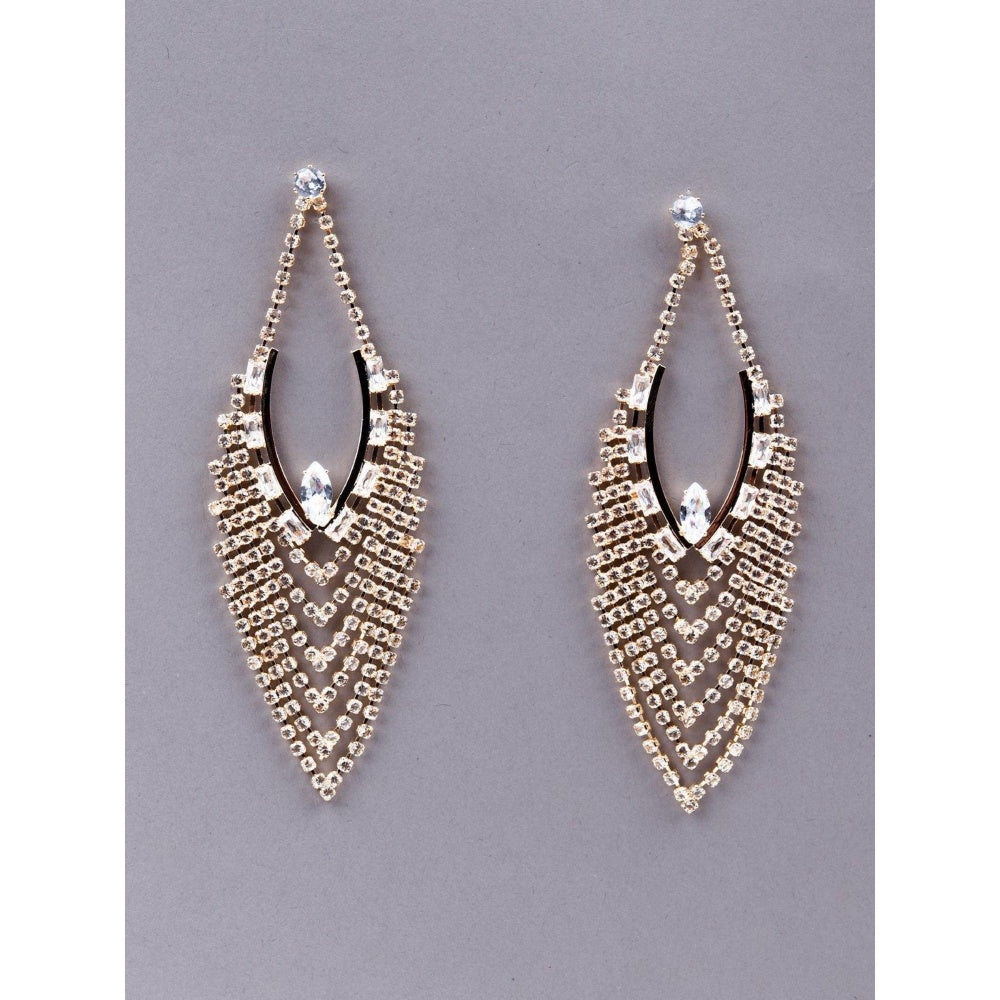 Odette Women Gold Metal Earrings