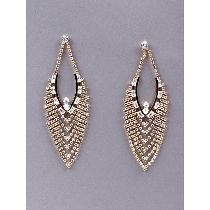 Odette Women Gold Metal Earrings