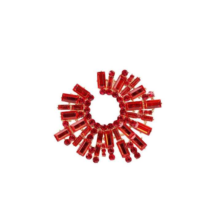 Odette Women Red Metal Earrings