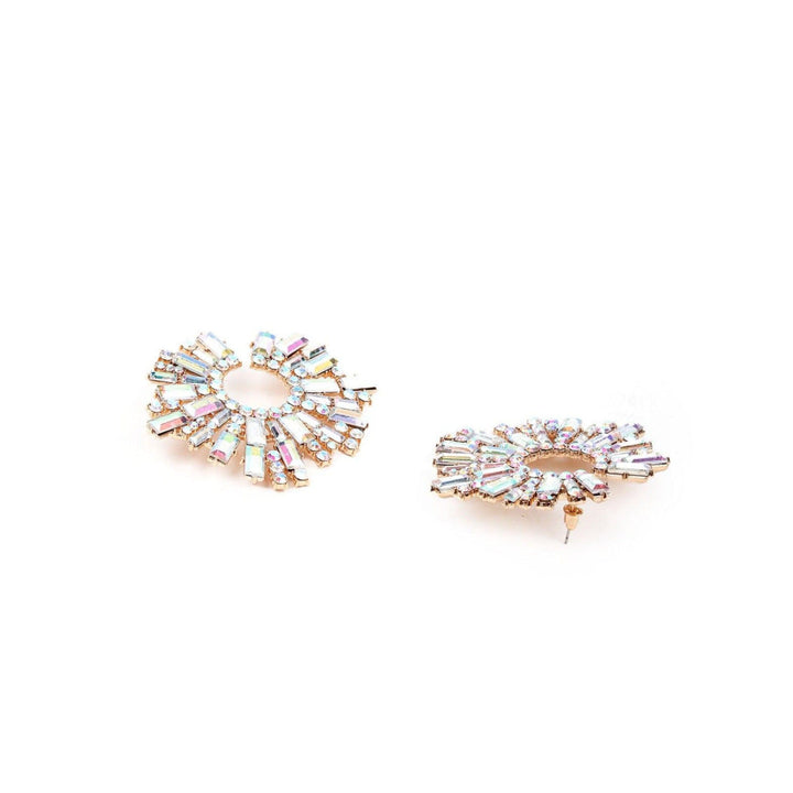 Odette Women Clear Metal Earrings