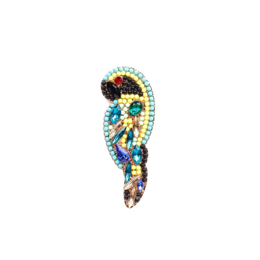 Odette Women Multicoloured Metal Beaded Earrings