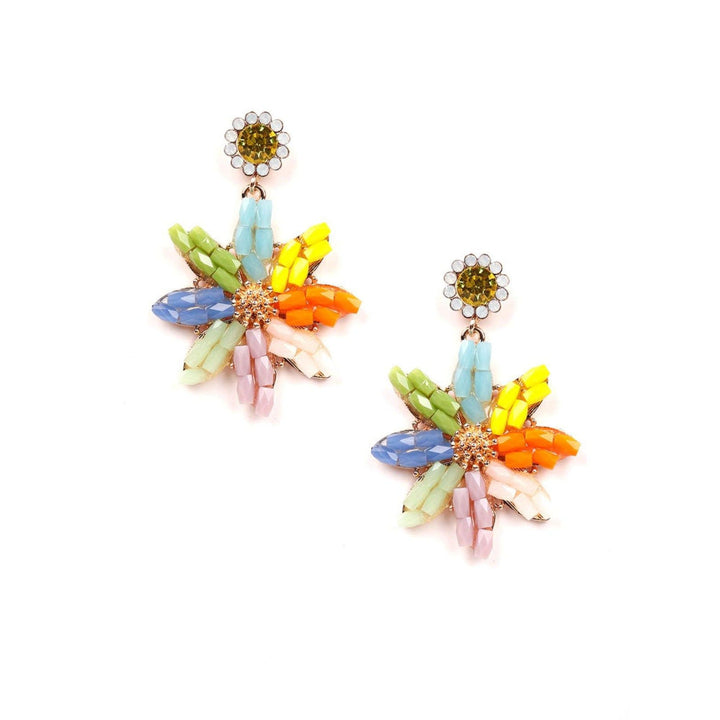 Odette Women Multicoloured Metal Earrings