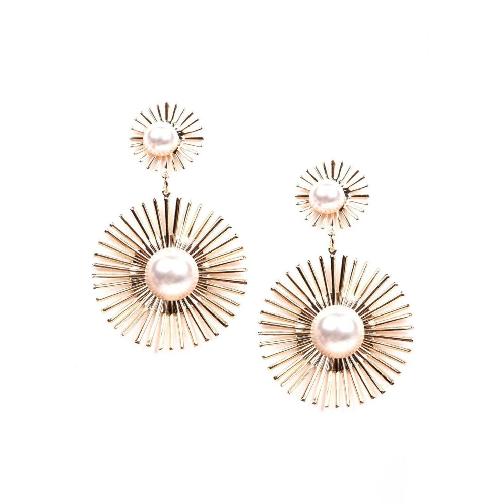 Odette Women Gold-Tone Metal Earrings