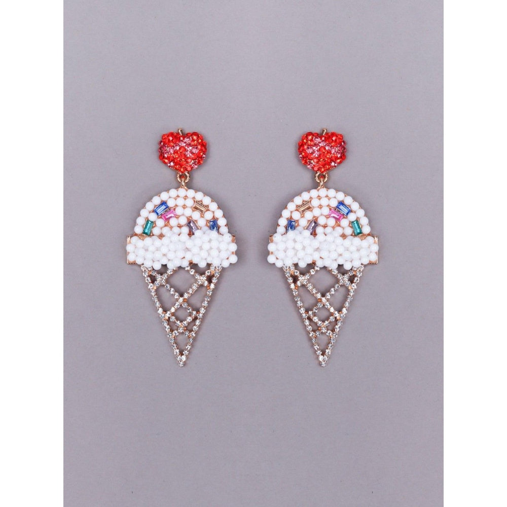 Odette Women Multicolour Metal Earrings