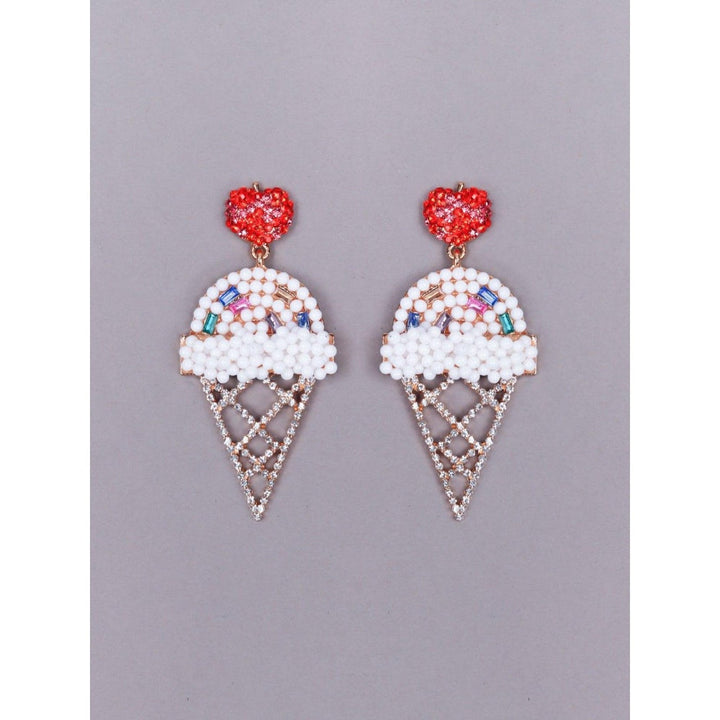 Odette Women Multicolour Metal Earrings