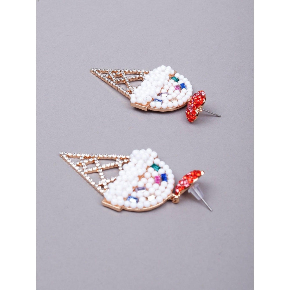 Odette Women Multicolour Metal Earrings