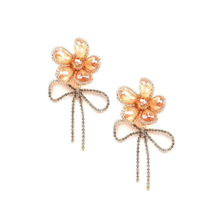 Odette Women Orange Metal Earrings