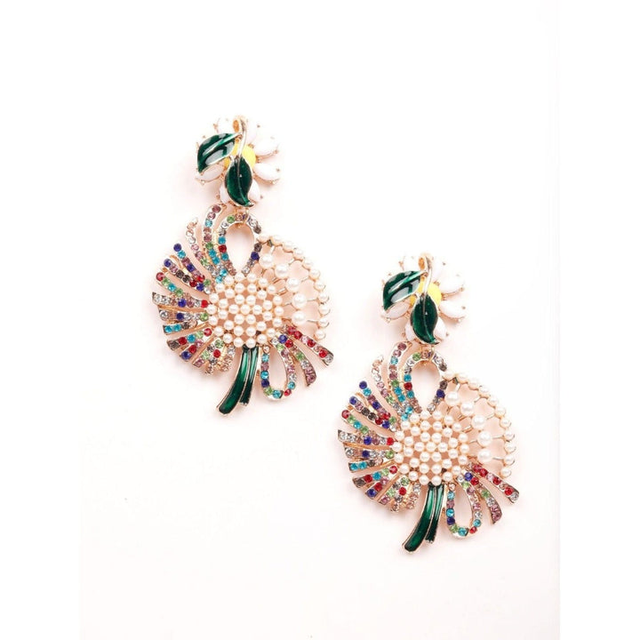 Odette Women Multicolour Metal Earrings