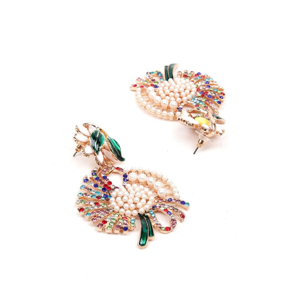 Odette Women Multicolour Metal Earrings