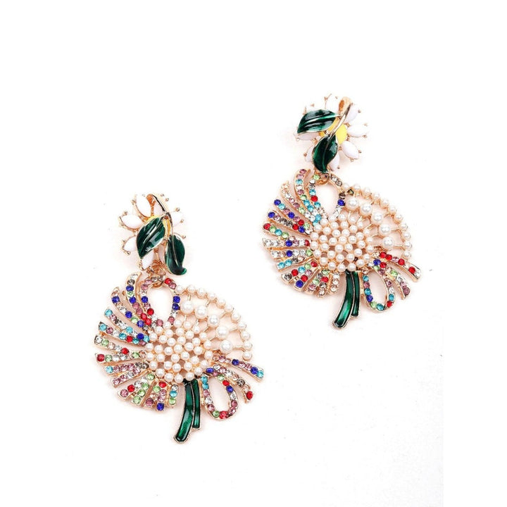 Odette Women Multicolour Metal Earrings