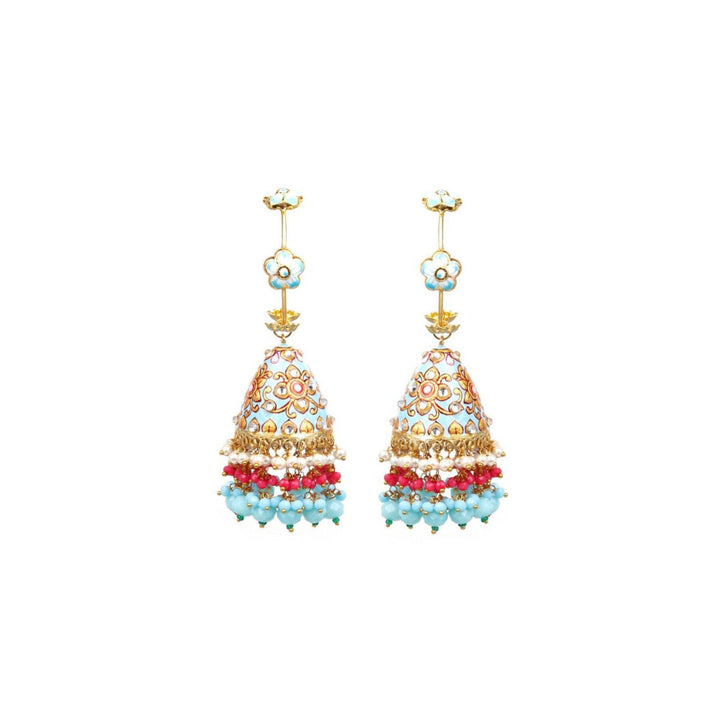 Odette Women Multi-Color Jhumkas