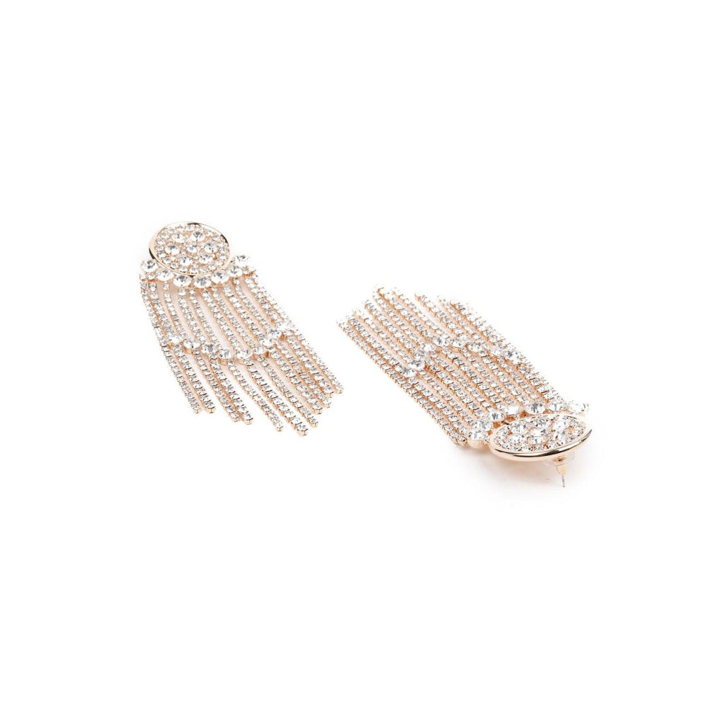 Odette Women Gold Metal Earrings