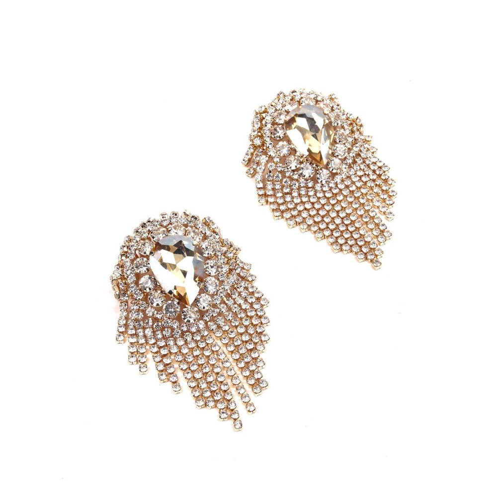 Odette Women Gold Metal Earrings