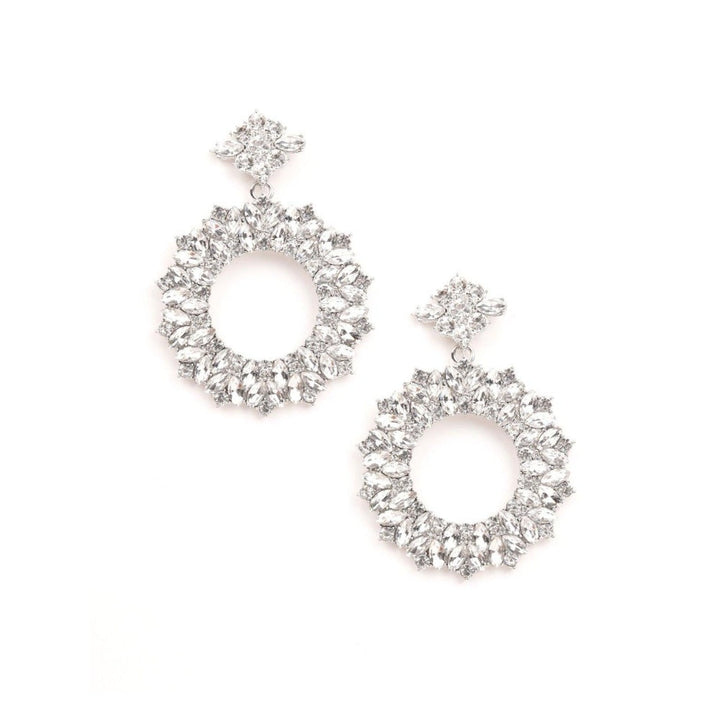 Odette Women Silver Metal Earrings