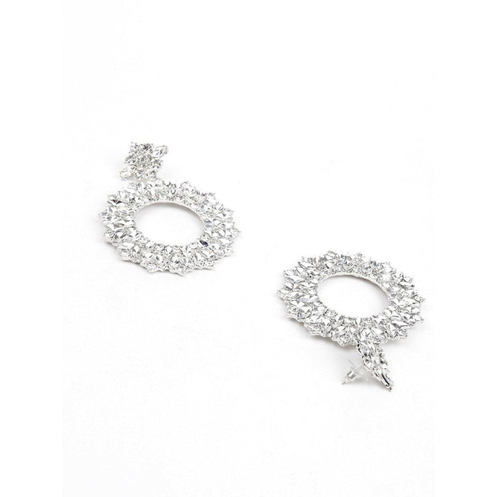 Odette Women Silver Metal Earrings