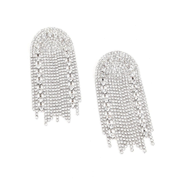 Odette Women Silver Metal Earrings