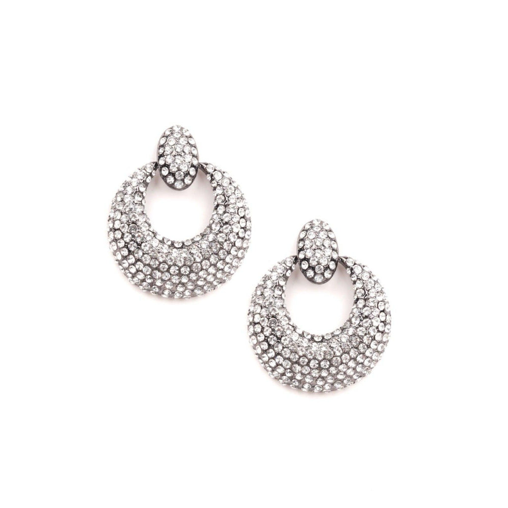 Odette Women Silver Metal Earrings