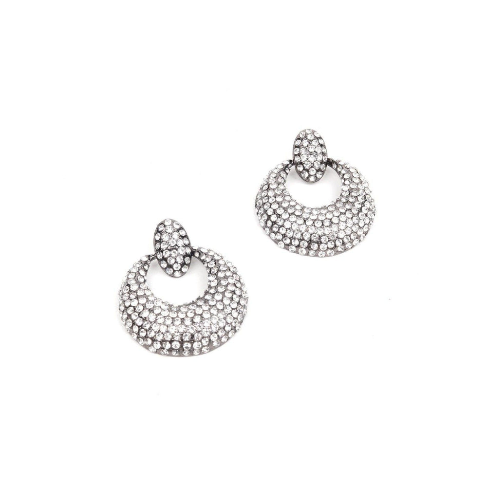 Odette Women Silver Metal Earrings