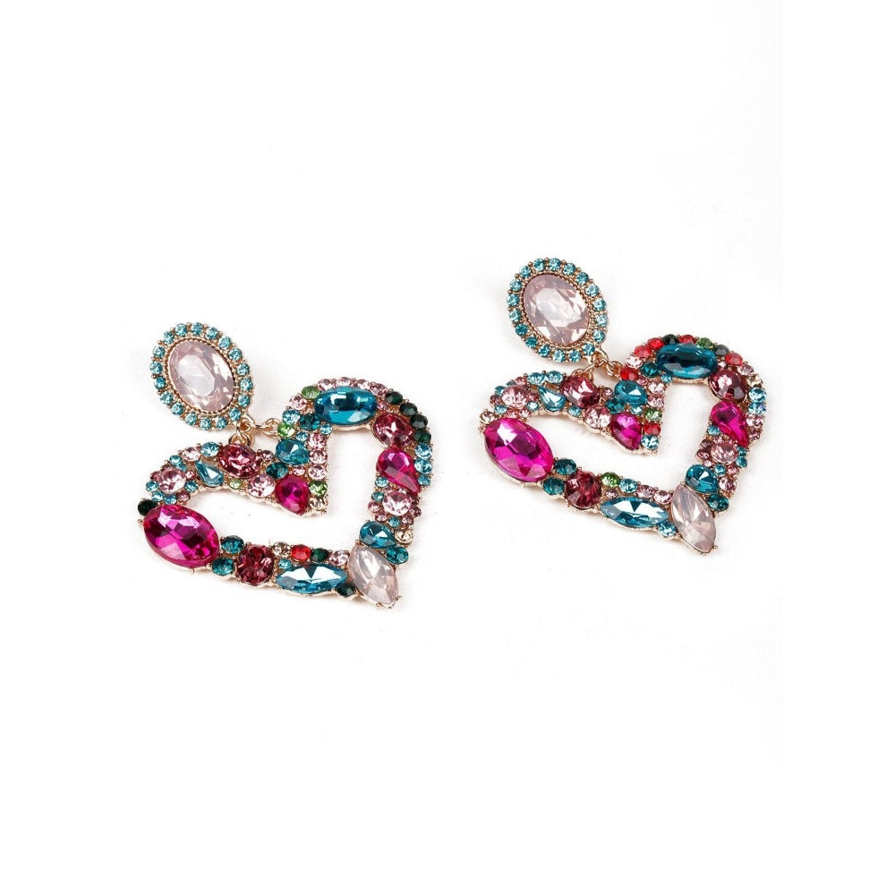 Odette Women Multicolour Metal Earrings