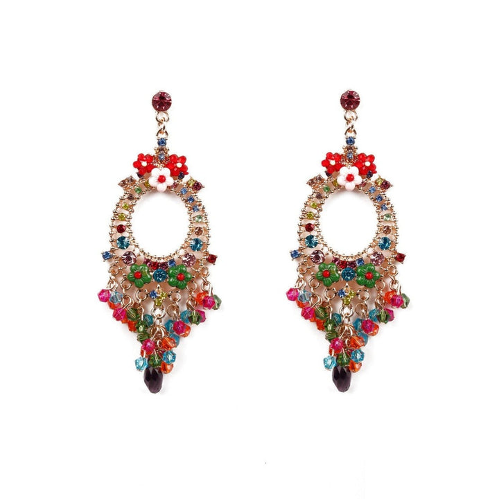 Odette Women Multicoloured Metal Earrings